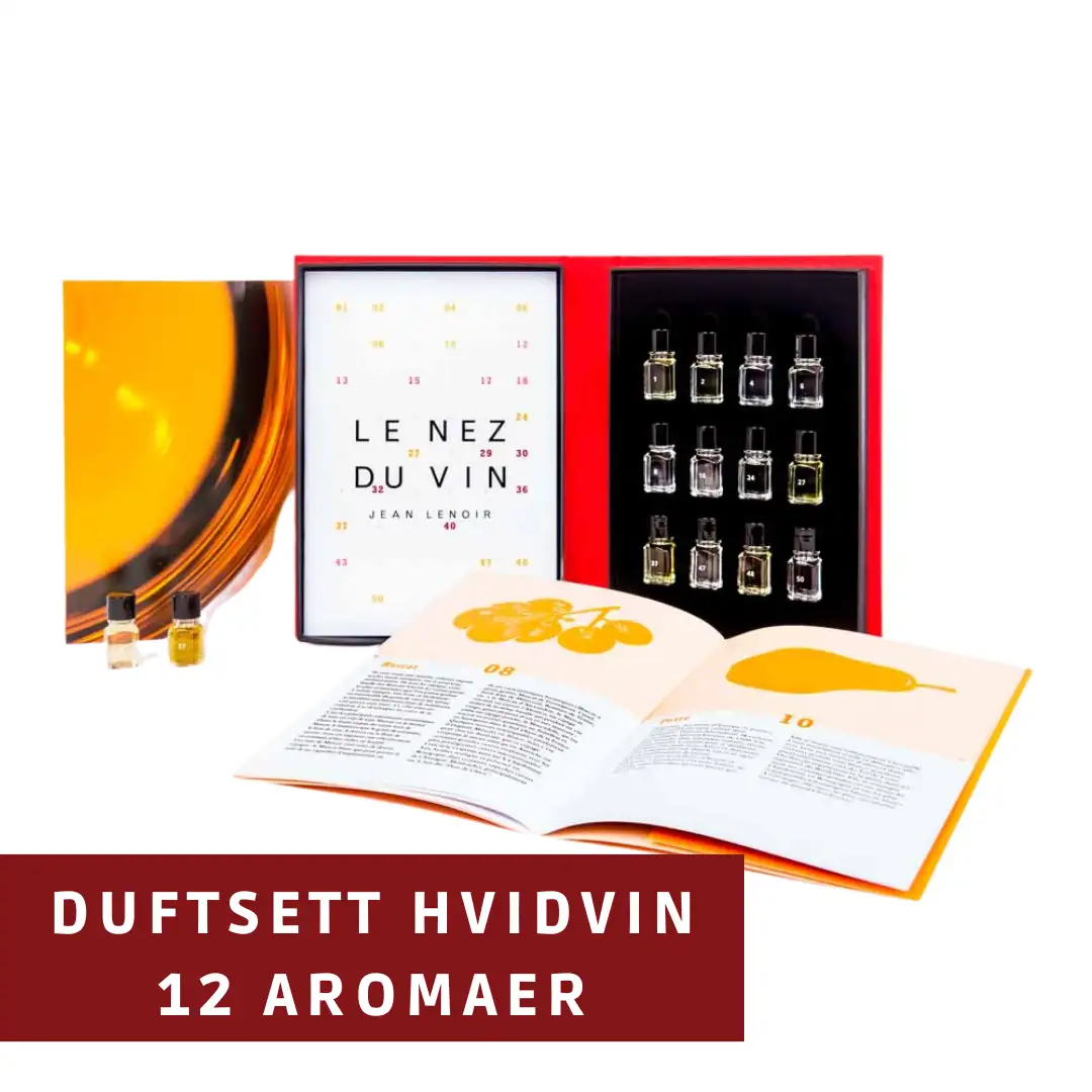 Le Nez du Vin - Duftsett hvidvin 12 aromaer - Jean Lenoir