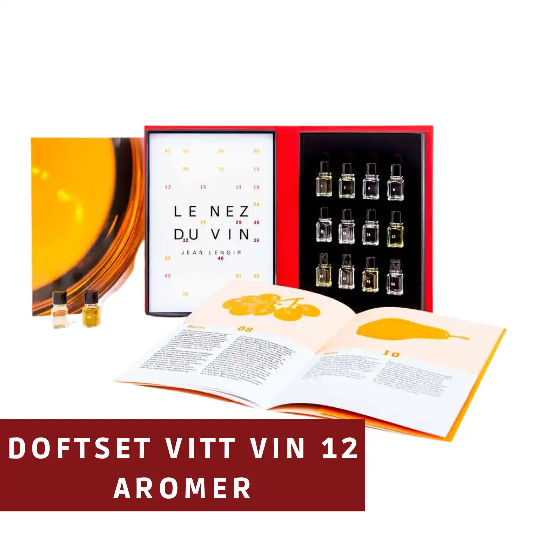 Le Nez du Vin - Doftset vitt vin 12 aromer - Jean Lenoir