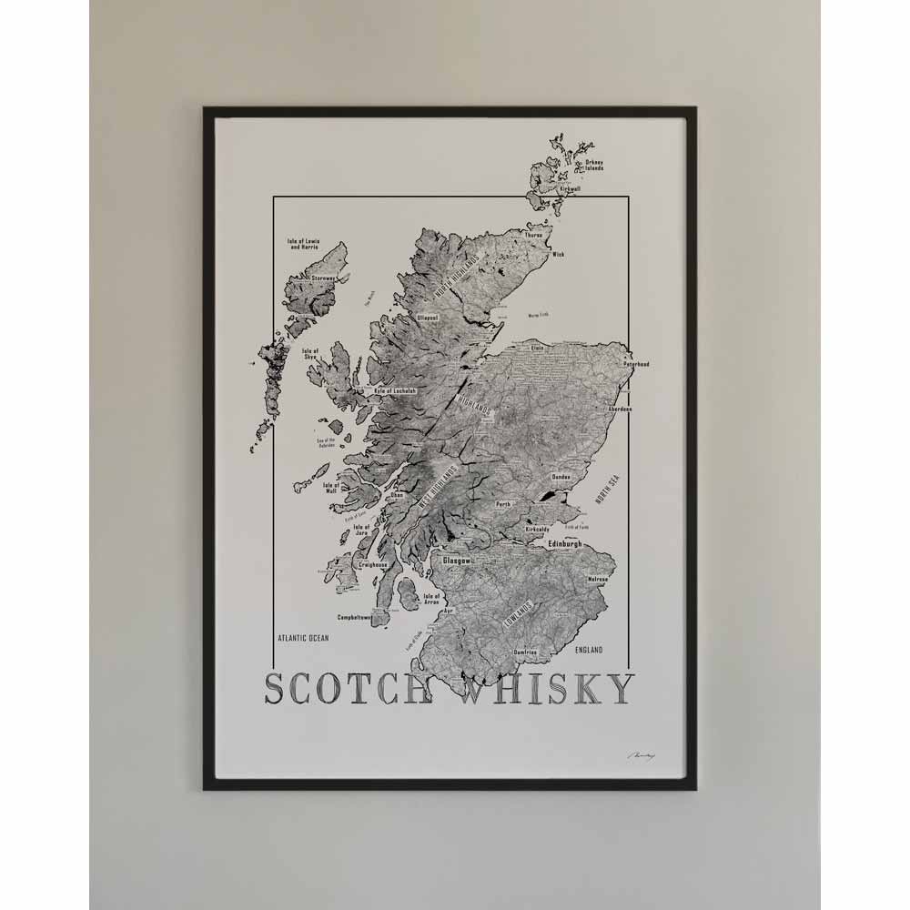 - Skotland (30x40cm) - Plakater - Wineandbarrels