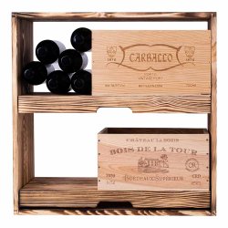 Caverack - PERNO - To udtrkshylder - Brndt fyrretr