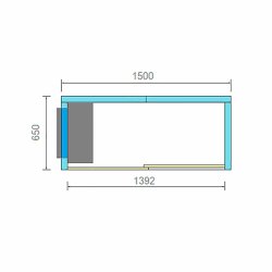 Thermocold - Komplet vinrum med skydeglasdr