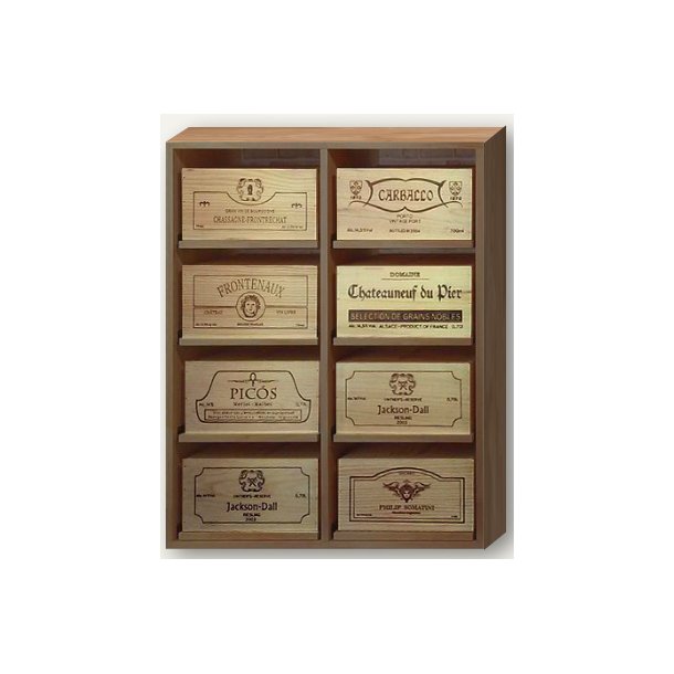 Winerex ESTELA for 8 wood cases (6 bottles cases)