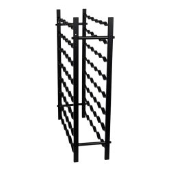 Fina - 48 flasker - Sort metal