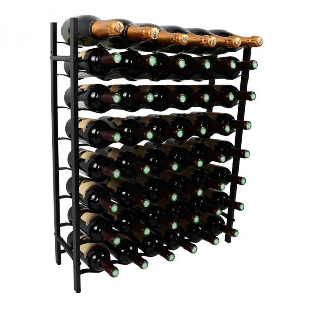 Fina - 48 flasker - Sort metal