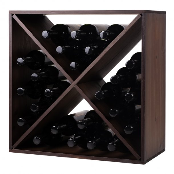 Gavi - 24 flasker - Mrk lakeret fyrretr