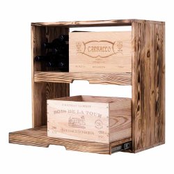 Caverack - PERNO - To udtrkshylder - Brndt fyrretr