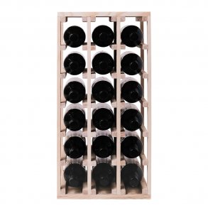 5 Five Simply Smart Bottle Wine Wooden Rack 31Cm X 31Cm X 31Cm Racks  Holders Trollies Kitchenware - The Atrium