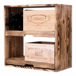 Caverack - PERNO - To udtrkshylder - Brndt fyrretr