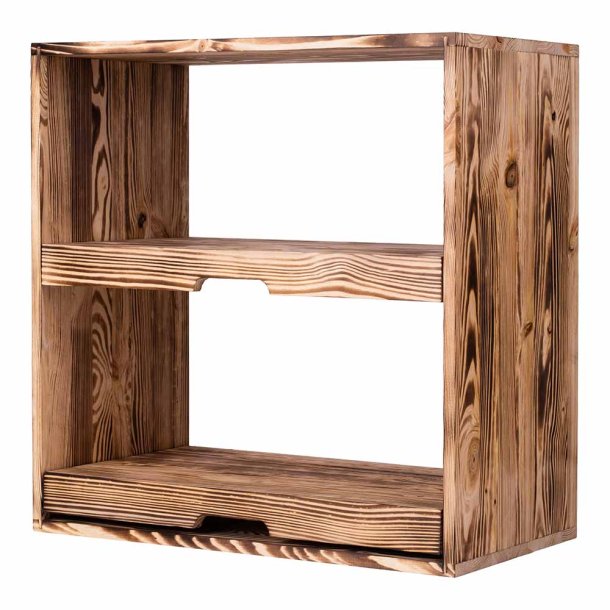 Caverack - PERNO - To udtrkshylder - Brndt fyrretr