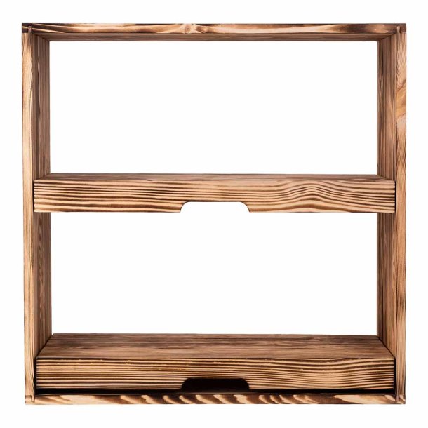 Caverack - PERNO - To udtrkshylder - Brndt fyrretr