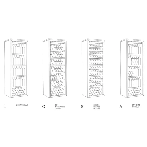 IP Industrie - Essential Wood 134 flasker - 1 klezone