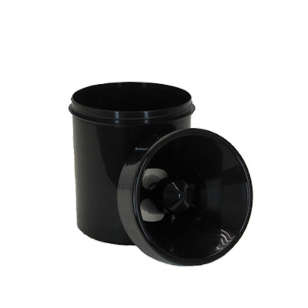 Spytspand til 1 person - sort plastik