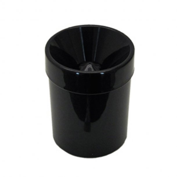 Spittoon for 1 person - black plast