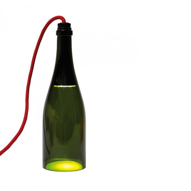 LAtelier du Vin - Lampe - Bouteille de Champagne - Vert