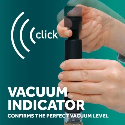 Airtender - Vakuumpumpe med 6 nano vakuumpropper i gaveske