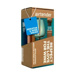 Airtender - Wine Lovers box - Vakuumpumpe med 6 nano stoppere og luftpumpe