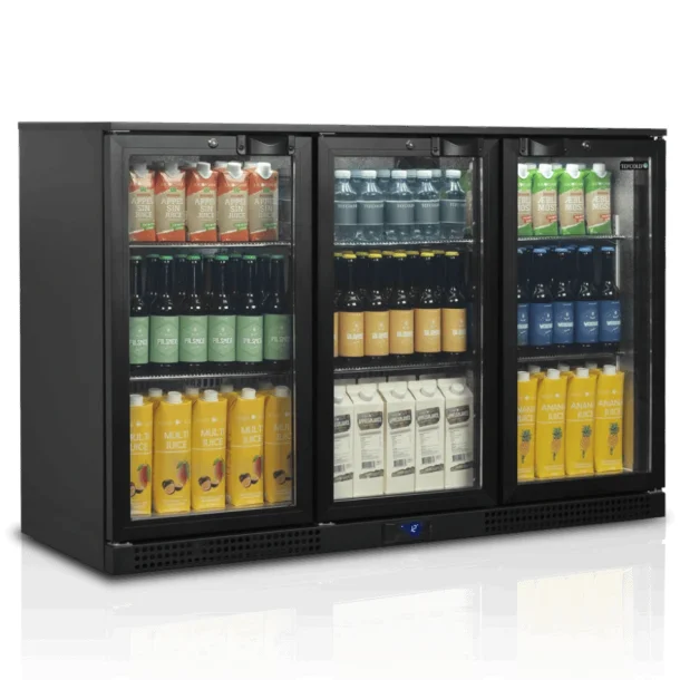 Tefcold Back Bar kler  - BA31H-P - 380 stk. - 1 zone - Sort