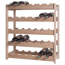 Angled wine online rack