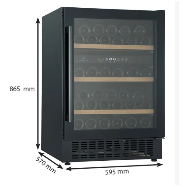 Cavecool Affection Jargon - Essential Edition - 46 bottles - 2 zones - Black