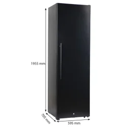 Cavecool Passion Mica - 248 bottles - 1 zone -  Black solid door