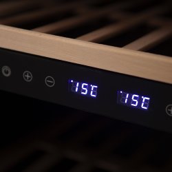 Cavecool Chill Sapphire - 102 bottles - Dual zone - Black