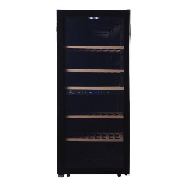 Cavecool Chill Sapphire - 102 bottles - Dual zone - Black