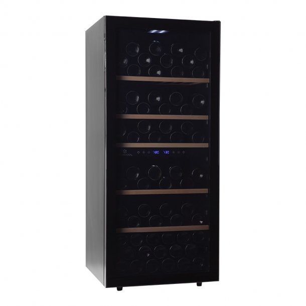 Cavecool Chill Sapphire - 102 bottles - Dual zone - Black