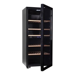 Cavecool Chill Sapphire - 102 bottles - Dual zone - Black