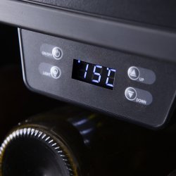 Cavecool Chill Sapphire - 122 bottles - Single zone - Black