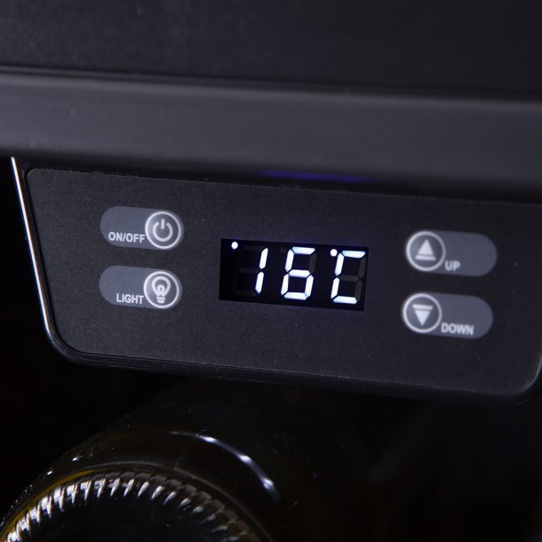 Cavecool Chill Sapphire - 122 bottles - Single zone - Black