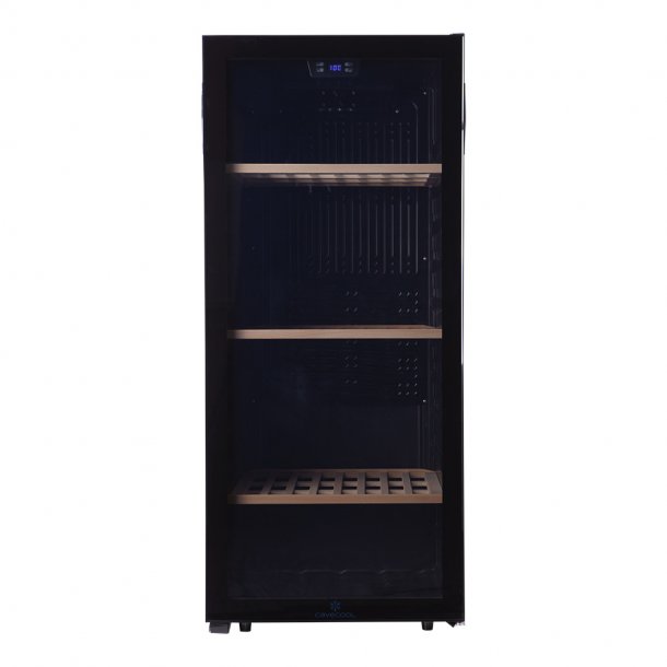 Cavecool Chill Sapphire - 122 bottles - Single zone - Black