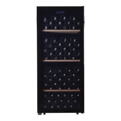 Cavecool Chill Sapphire - 122 bottles - Single zone - Black