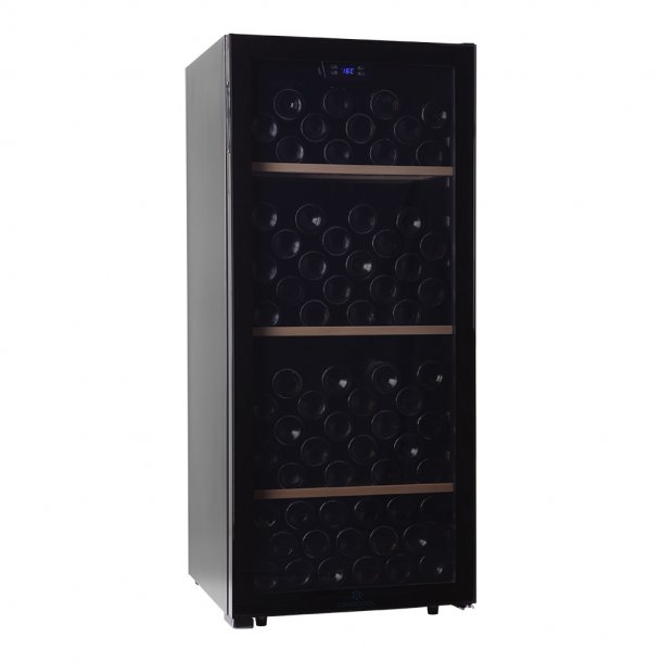 Cavecool Chill Sapphire - 122 bottles - Single zone - Black
