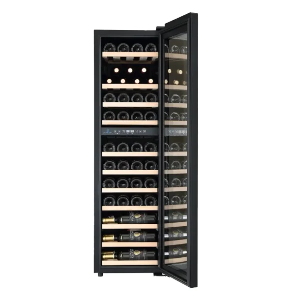 Cavecool Raw Quartz - 44 bottles - Dual zone - Black