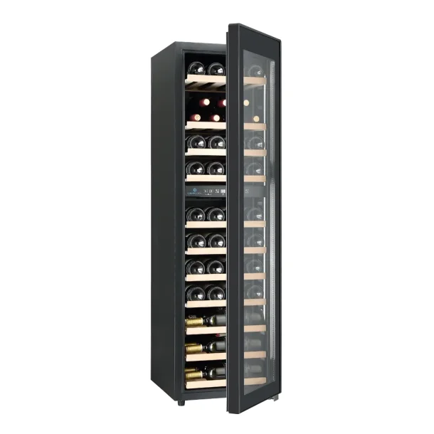 Cavecool Raw Quartz - 44 bottles - Dual zone - Black