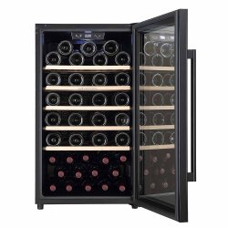 Cavecool Raw Citrine - 56 bottles - 1 zone - Black