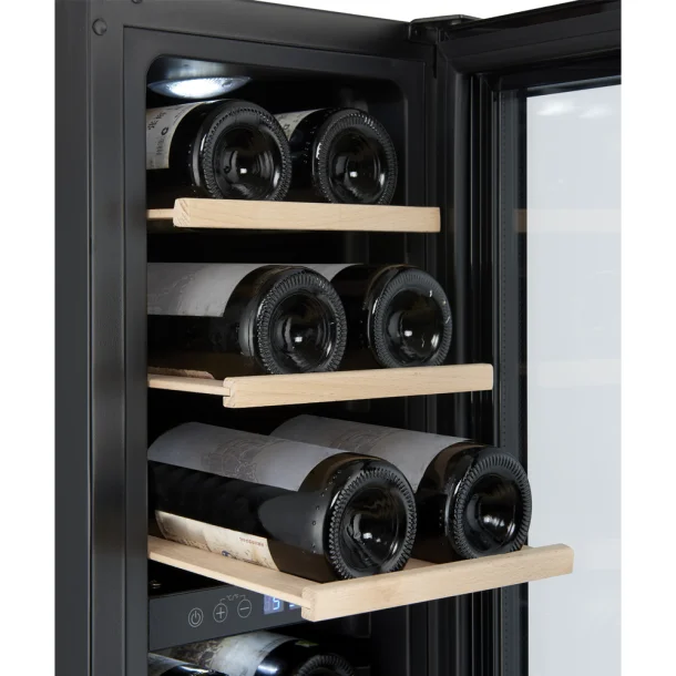 Cavecool Joy Larimar - 12 bottles - Dual zone - Black