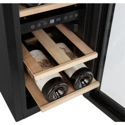 Cavecool Joy Larimar - 12 bottles - Dual zone - Black