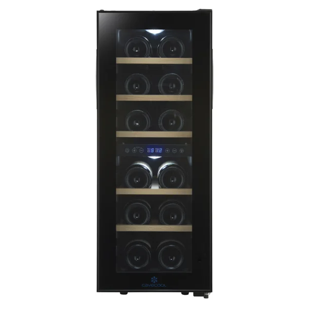 Cavecool Joy Larimar - 12 bottles - Dual zone - Black