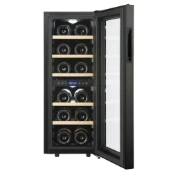 Cavecool Joy Larimar - 12 bottles - Dual zone - Black