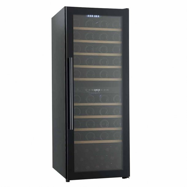 Cavecool Raw Zircon - 77 bottles - 2 zones - Black