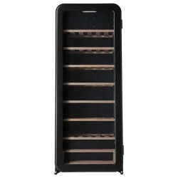 Cavecool Retro Halite -  76 bottles - Single zone - Black