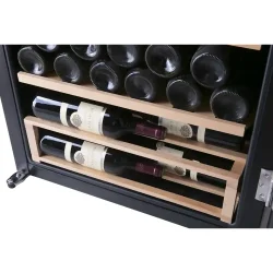 Cavecool Retro Halite -  76 bottles - Single zone - Black