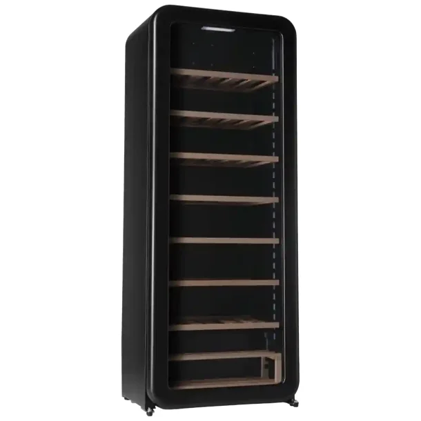 Cavecool Retro Halite -  76 bottles - Single zone - Black