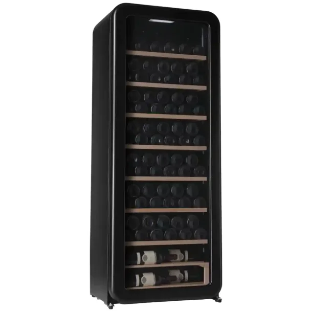 Cavecool Retro Halite -  76 bottles - Single zone - Black