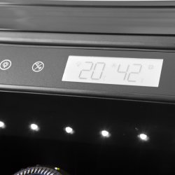 Cavecool Passion Mica - 248 bottles - 1 zone -  Black glass door