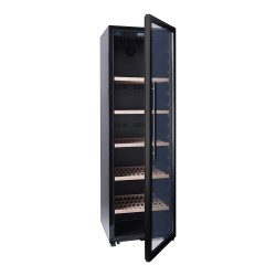 Cavecool Passion Mica - 248 bottles - 1 zone -  Black glass door