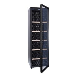 Cavecool Passion Mica - 248 bottles - 1 zone -  Black glass door