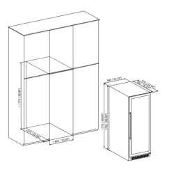 Cavecool Ideal Emerald - 112 bottles - Multizone 