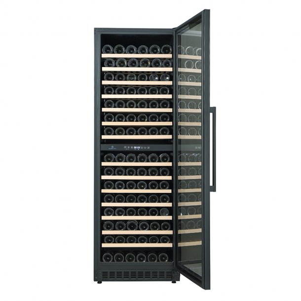 Cavecool Affection Onyx - 171 bottles - Dual zone - Black